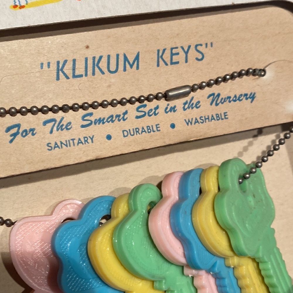 Klinkit Vintage Baby Teething Keys Sanitoy Decor - Picture 2 of 7